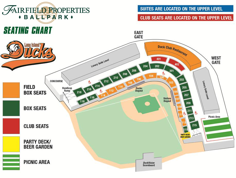 TD Ballpark - Interactive Seating Chart